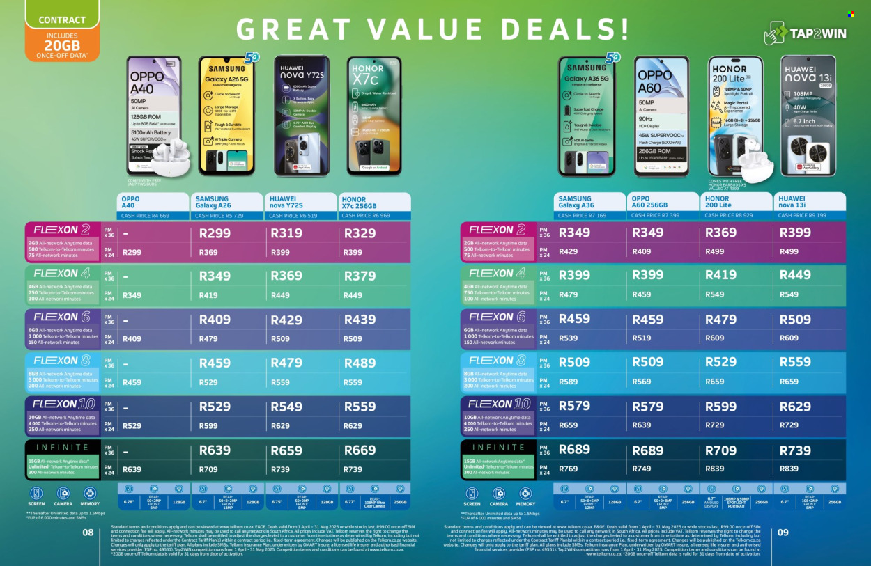 Telkom specials - 04.01.2025 - 05.31.2025. 