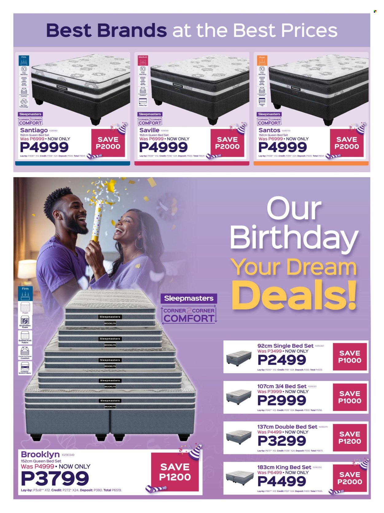 Sleepmasters specials - 04.14.2025 - 05.18.2025. 