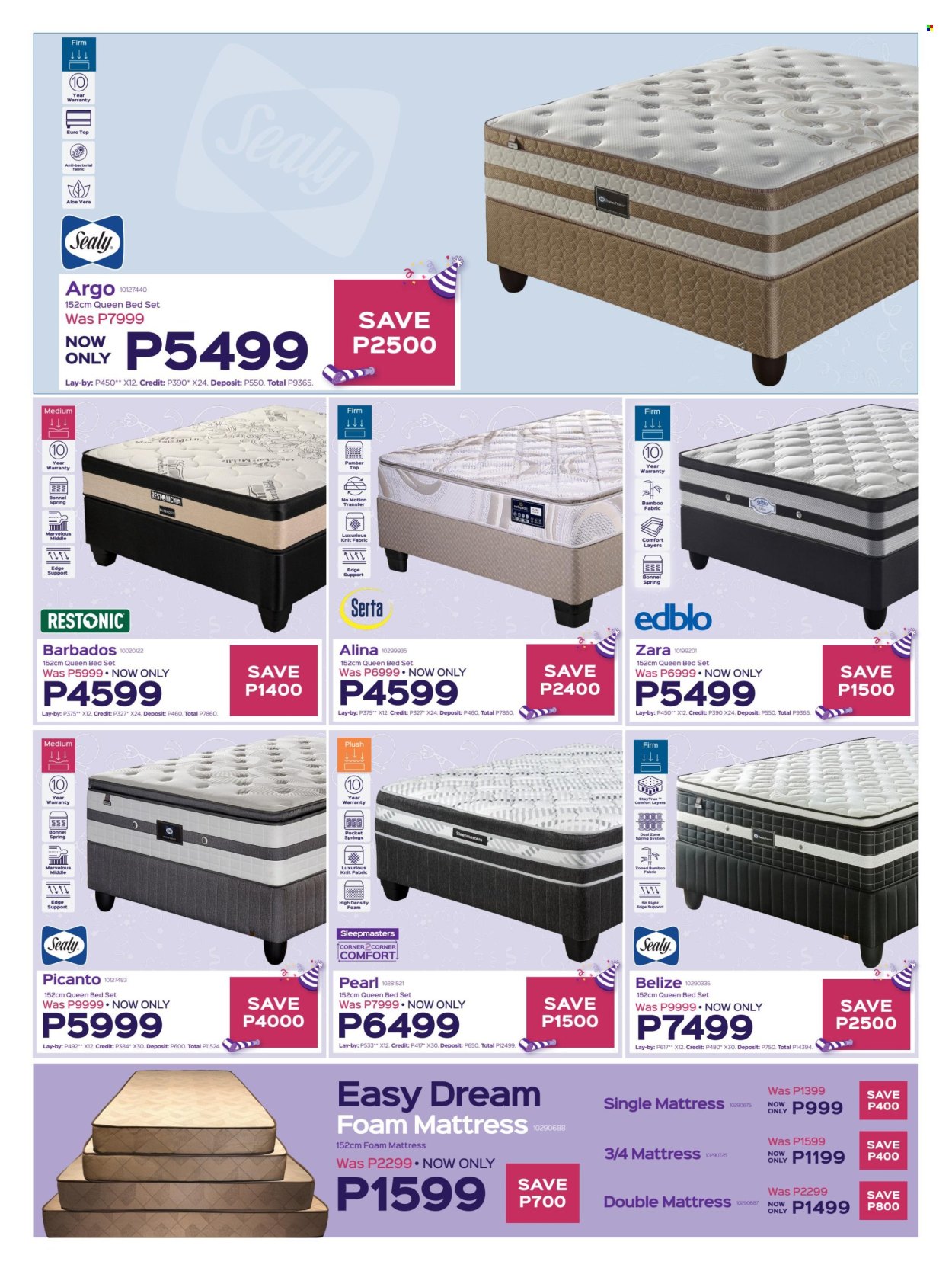 Sleepmasters specials - 04.14.2025 - 05.18.2025. 