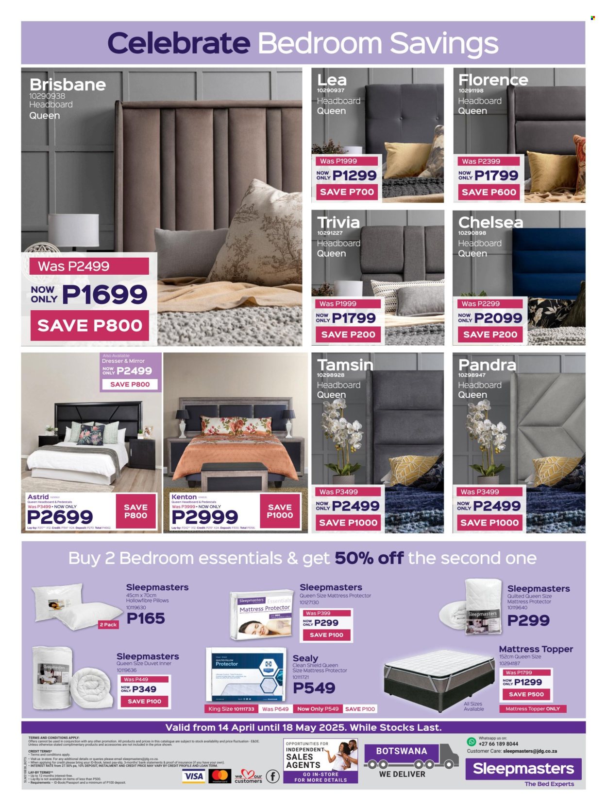 Sleepmasters specials - 04.14.2025 - 05.18.2025. 