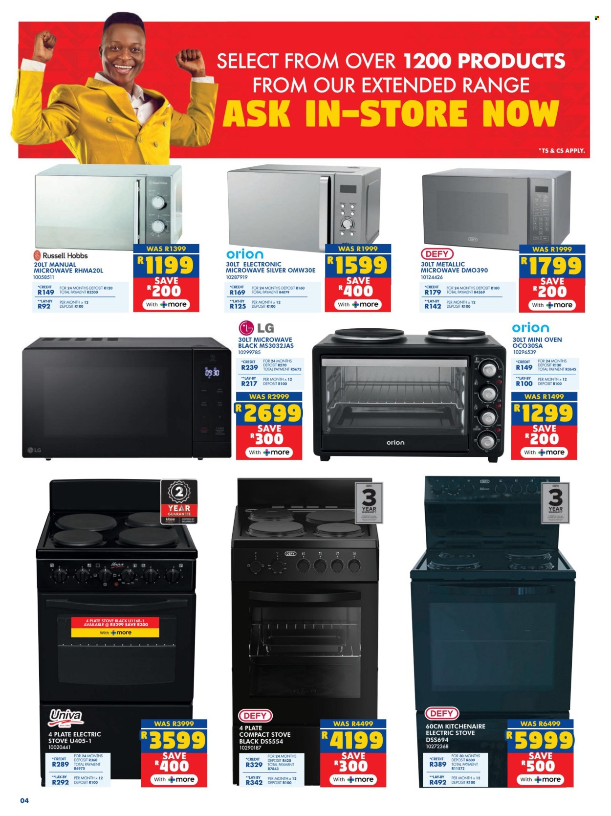 Russells specials - 04.14.2025 - 05.18.2025. 