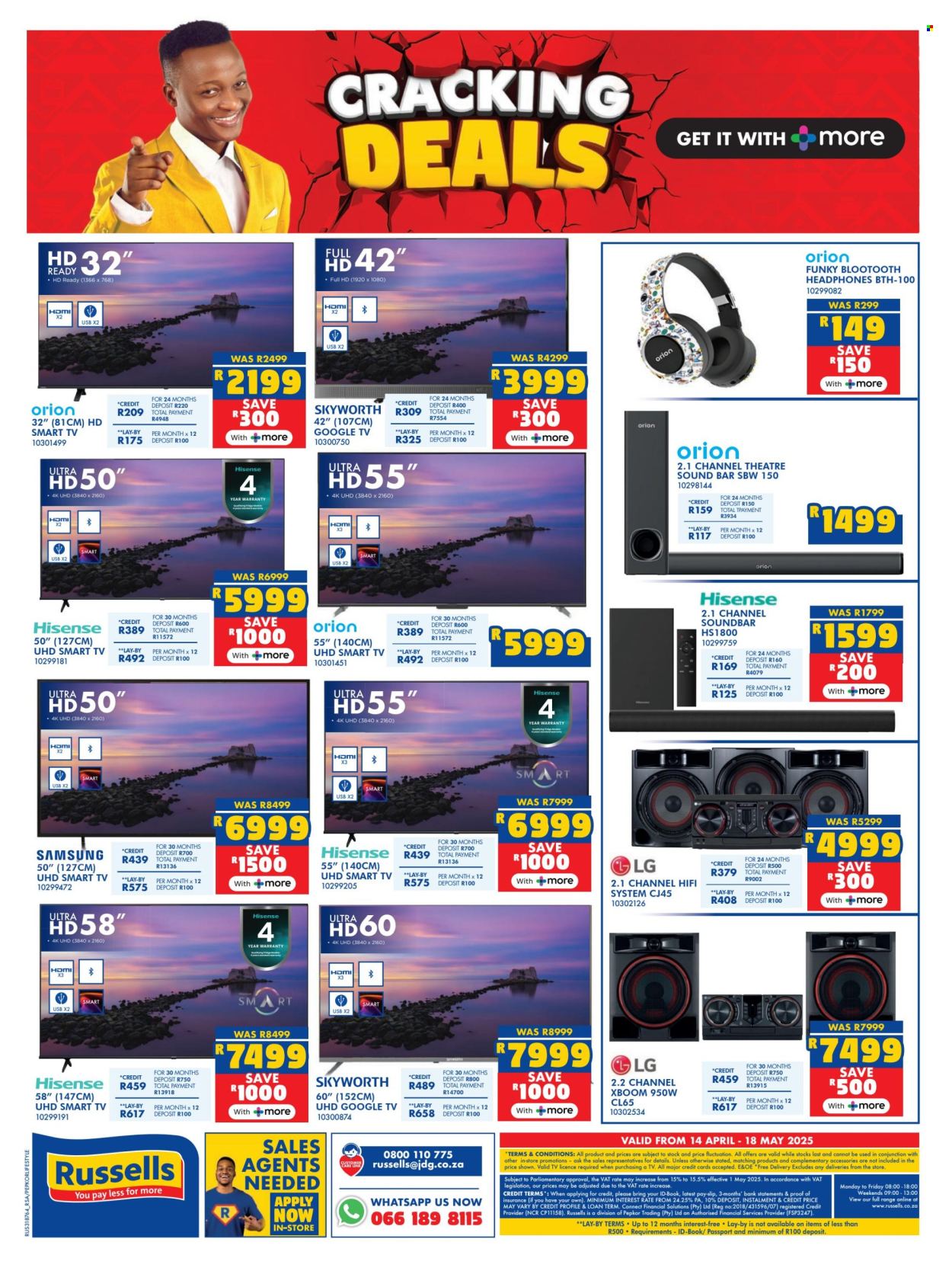 Russells specials - 04.14.2025 - 05.18.2025. 