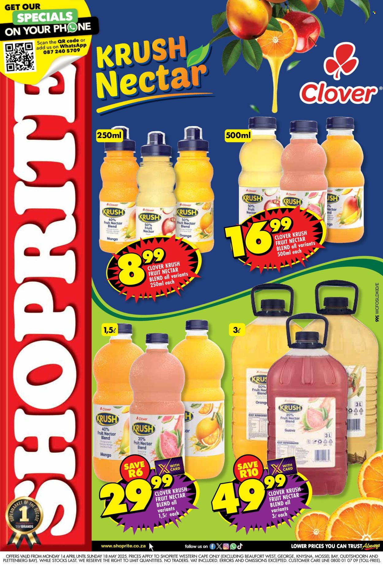 Shoprite specials - 04.14.2025 - 05.18.2025. 