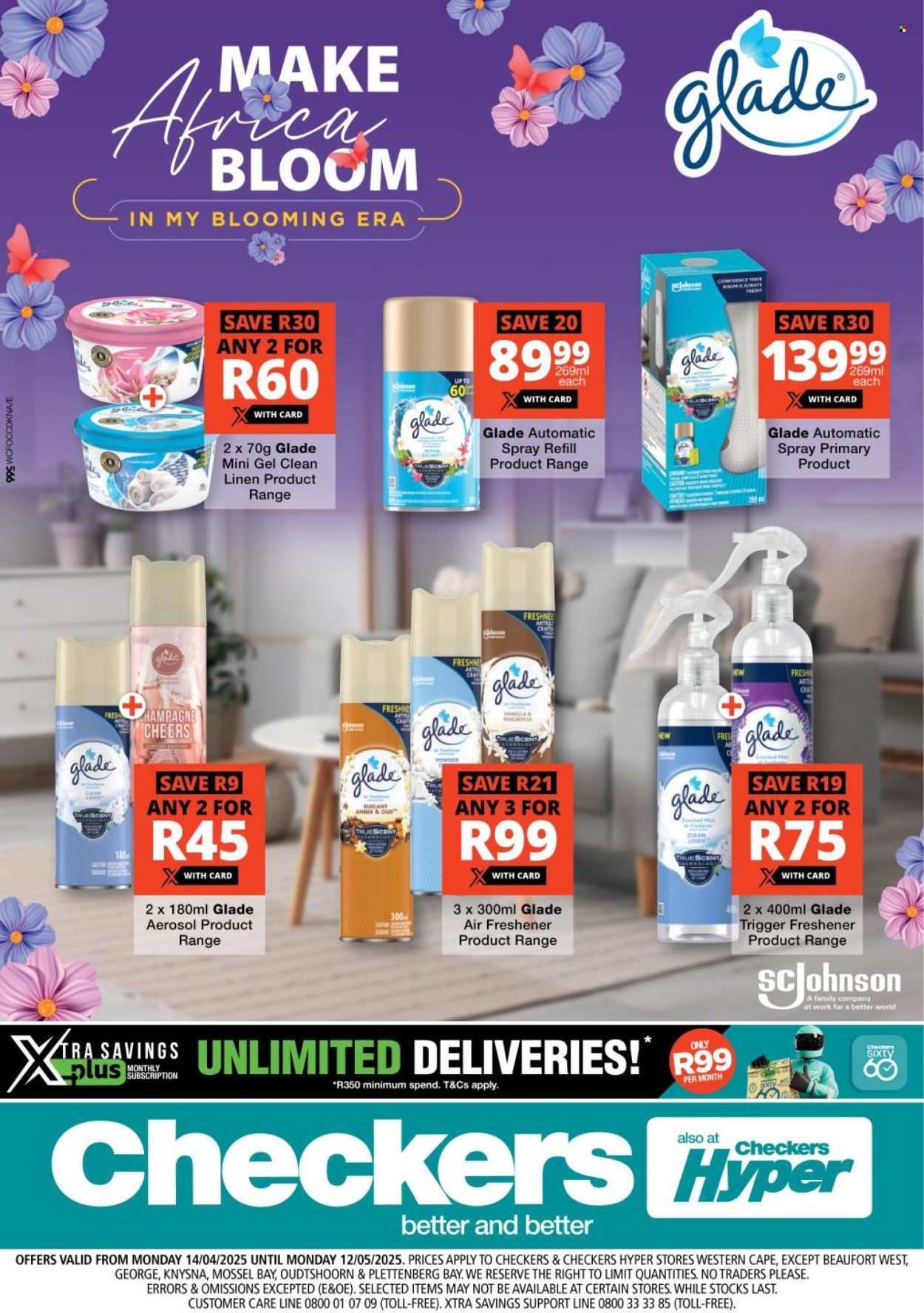 Checkers specials - 04.14.2025 - 05.12.2025. 