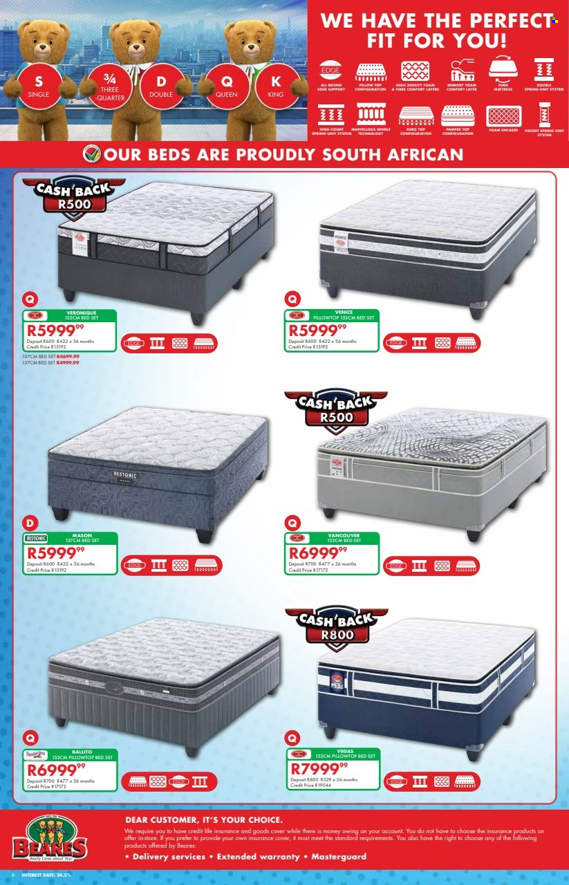 Beares specials - 04.14.2025 - 05.17.2025. 