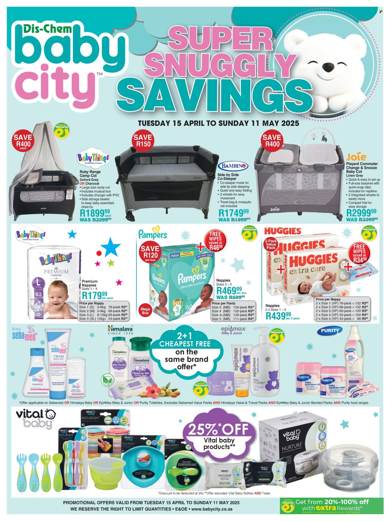 Baby City specials - 04.15.2025 - 05.11.2025. 