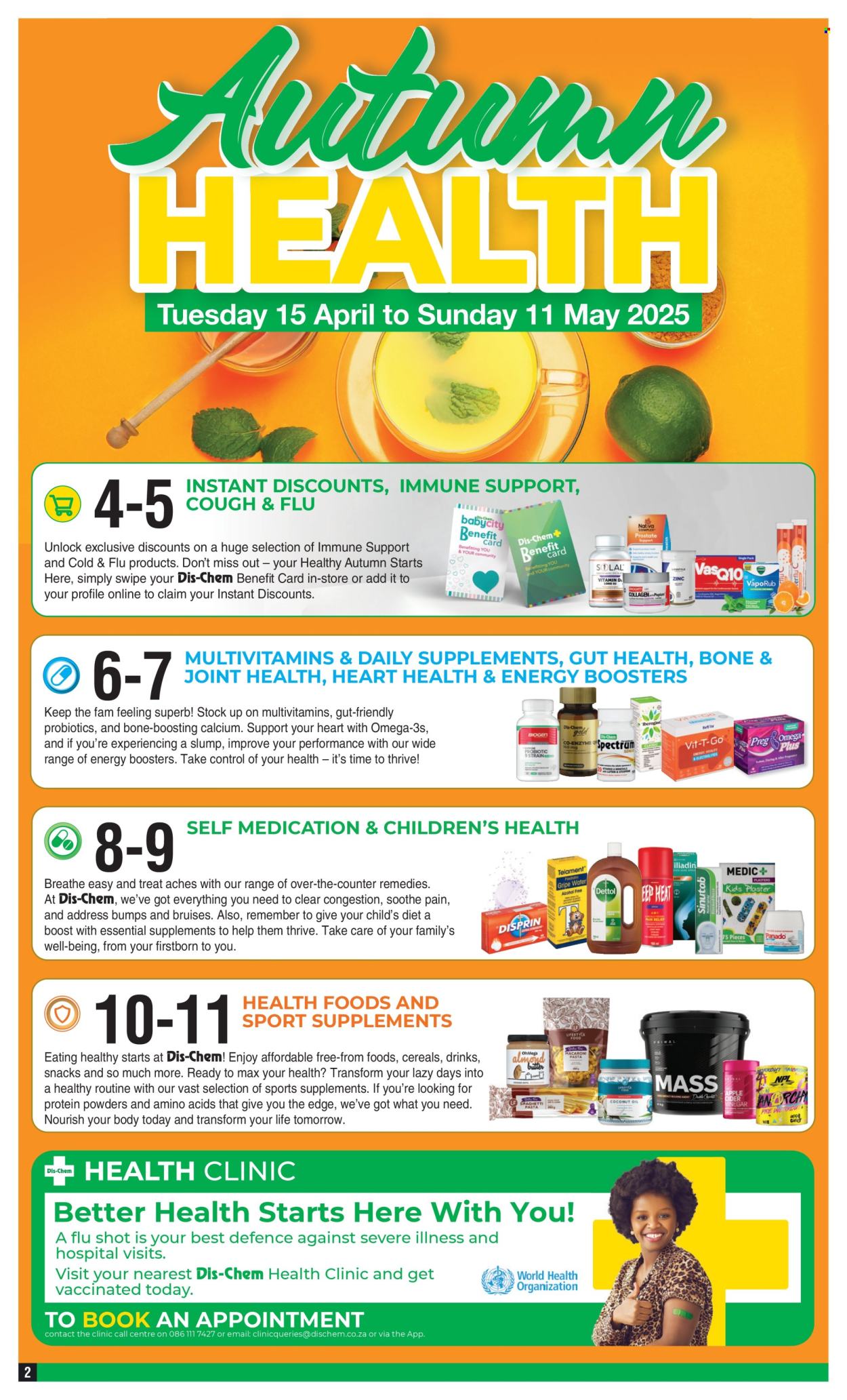 Dis-Chem specials - 04.15.2025 - 05.11.2025. 