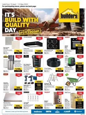 Builders - It's Build With Quality Day