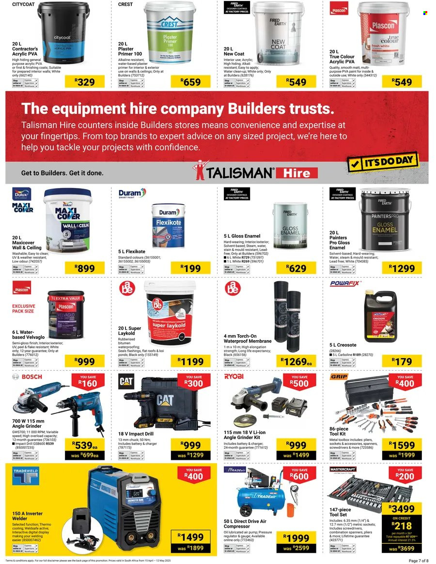 Builders specials - 04.15.2025 - 05.12.2025. 