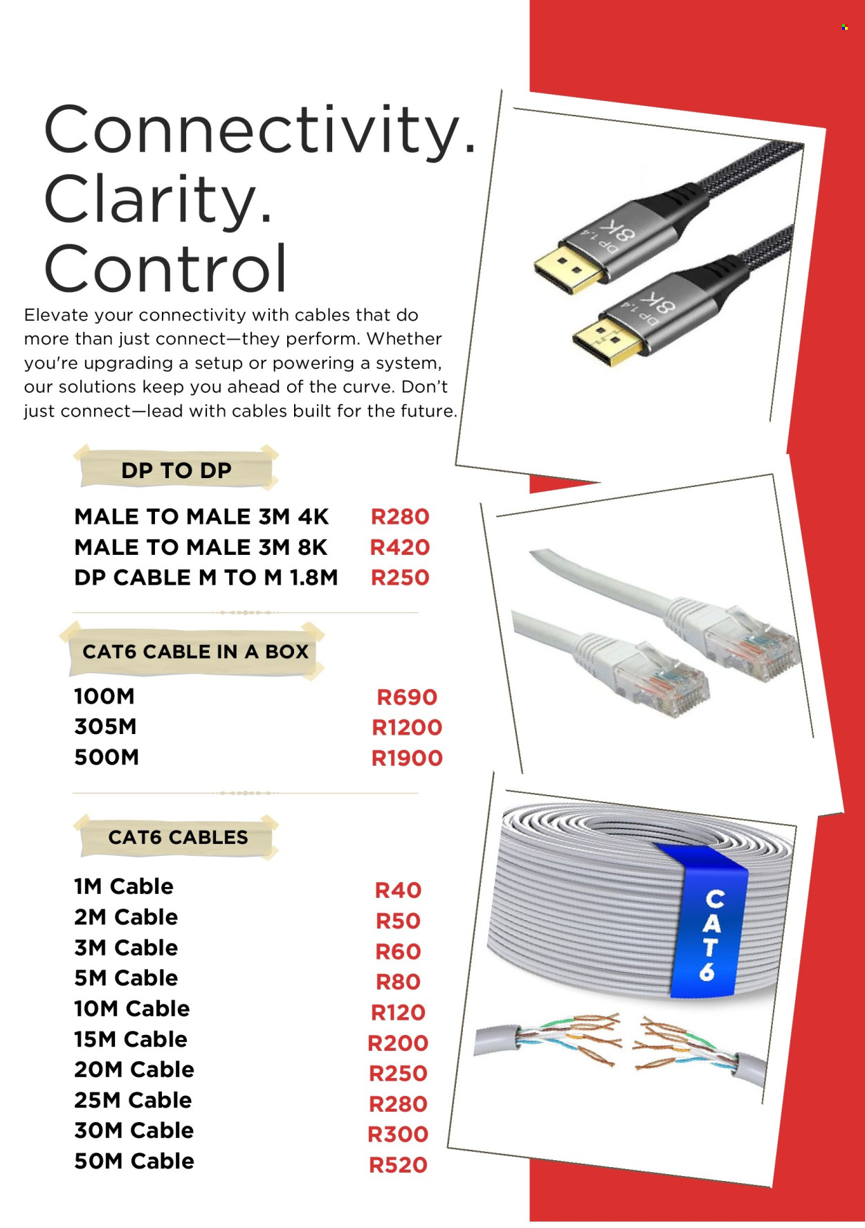 Matrix Warehouse specials. 