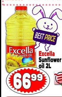 Excella Sunflower Oil-2L