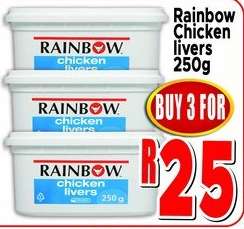 Rainbow Chicken Livers