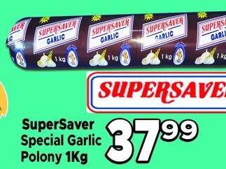 SuperSaver Special Garlic Polony 1Kg