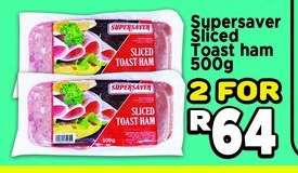 Supersaver Sliced Toast Ham 500g