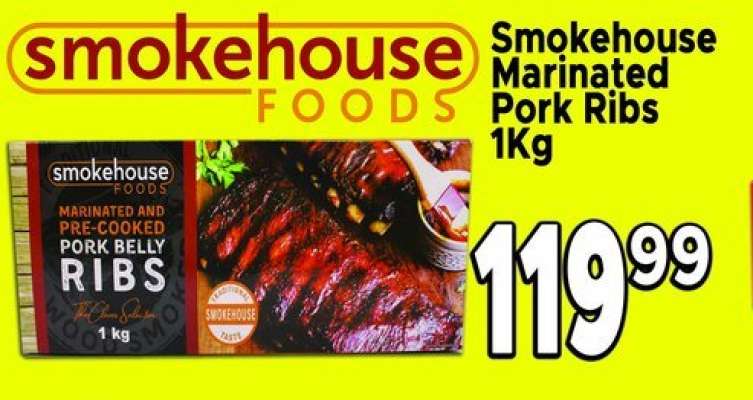 Smokehouse Marinated Pork Ribs 1Kg