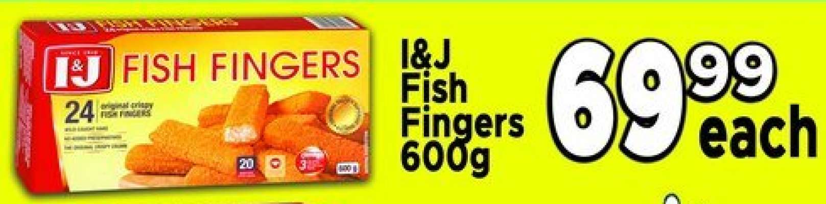 I&J Fish Fingers 600g