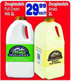DOUGLASDALE FULL CREAM MILK 2ℓ