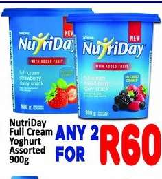 NutriDay Full Cream Yoghurt Assorted