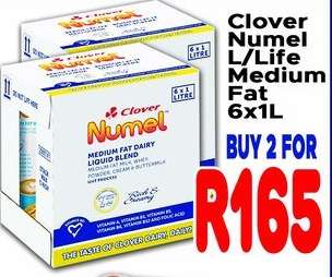 Clover Numel L/Life Medium Fat 6x1L
