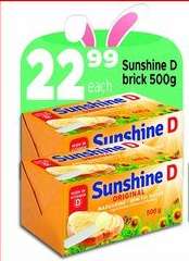 Sunshine D brick 500g