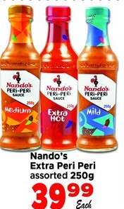 Nando's Extra Peri Peri assorted 250g