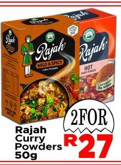 Rajah Curry Powders 50g
