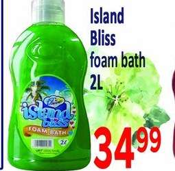 Island Bliss foam bath