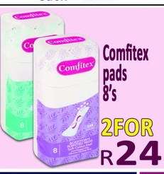 Comfitex pads 8's