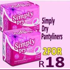 Simply Dry Pantyliners