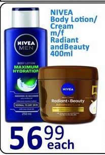 NIVEA BODY LOTION/CREAM