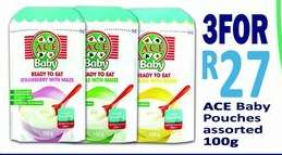 ACE Baby Pouches assorted 100g