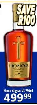 Honor Cognac VS 750ml