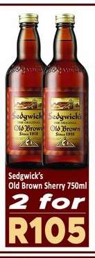 Sedgwick's Old Brown Sherry 750ml