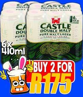 Castle Double Malt Pure Malt Lager