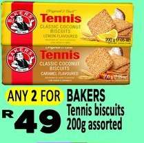 Bakers Tennis Biscuits