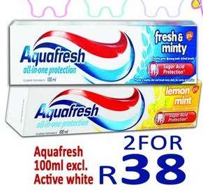 Aquafresh 100ml excl. Active white