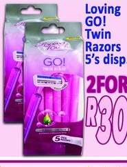 Loving GO! Twin Razors