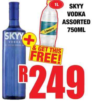 SKYY Vodka Assorted 750ml