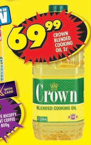 Crown Blended Cooking Oil 2ℓ