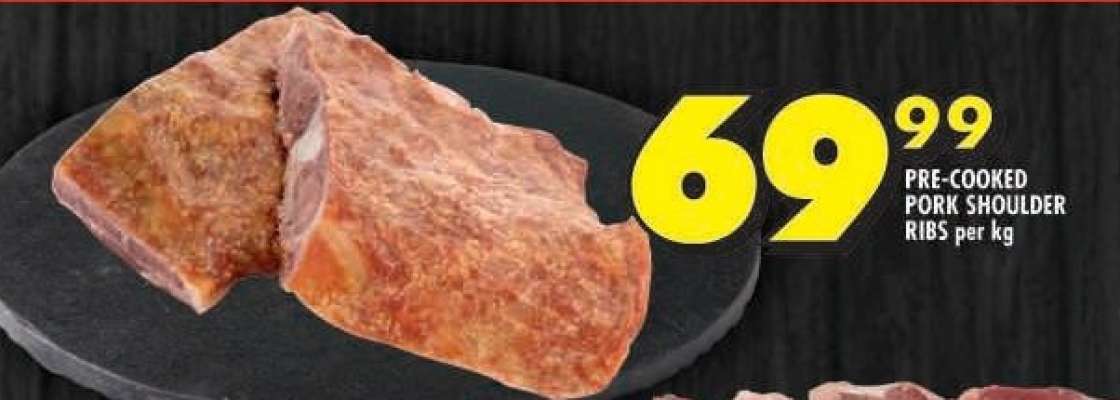 PRE-COOKED PORK SHOULDER RIBS