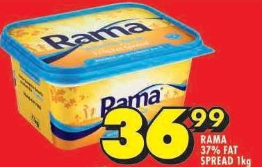 RAMA 37% FAT SPREAD 1kg