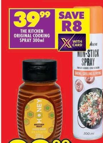 THE KITCHEN ORIGINAL COOKING SPRAY 300ml
