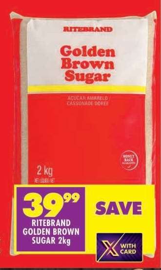 RITEBRAND GOLDEN BROWN SUGAR 2kg