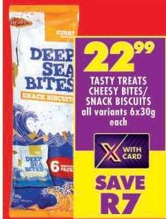 Tasty Treats Cheesy Bites/Snack Biscuits