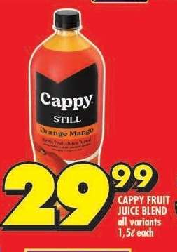 Cappy Fruit Juice Blend