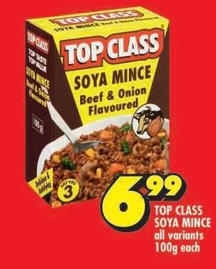 TOP CLASS SOYA MINCE