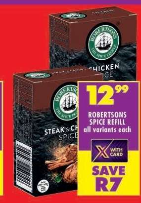 Robertsons Spice Refill