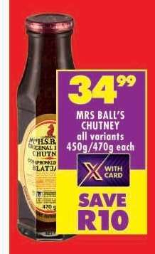 MRS BALL'S CHUTNEY