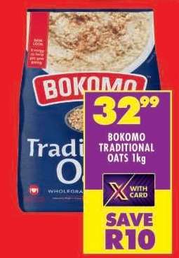 Bokomo Traditional Oats 1kg