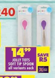 JOLLY TOTS SOFT TIP SPOON